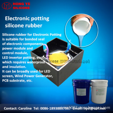 Silicone potting 